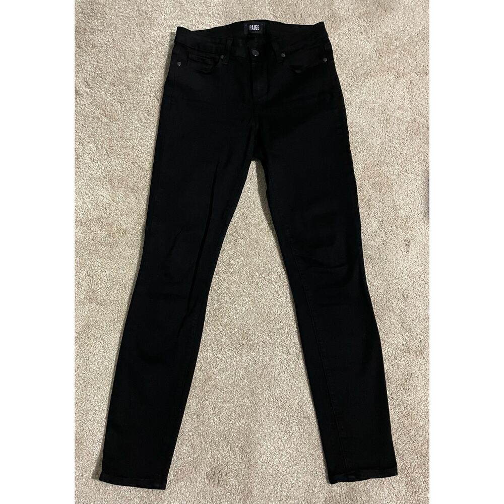 Paige Verdugo Ultra Skinny Black Jeans Size 28 Great Condition!!